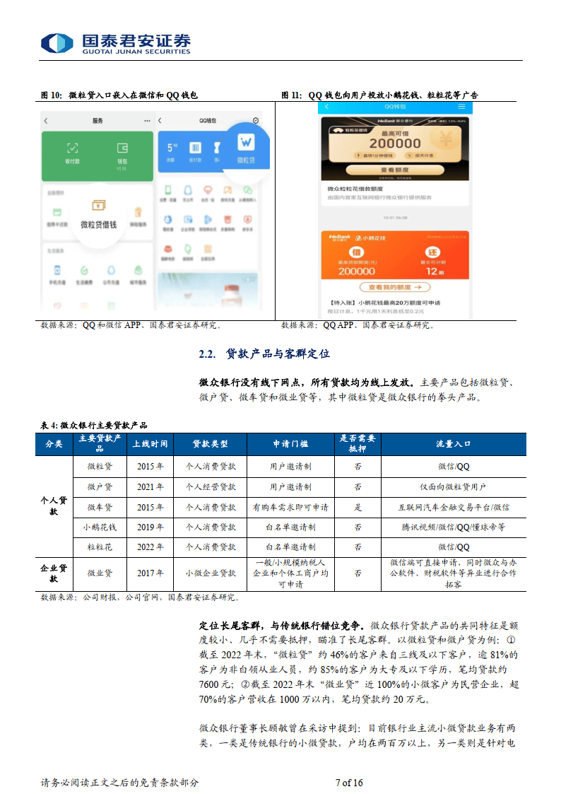 微众银行报告：专注小微的互联网银行