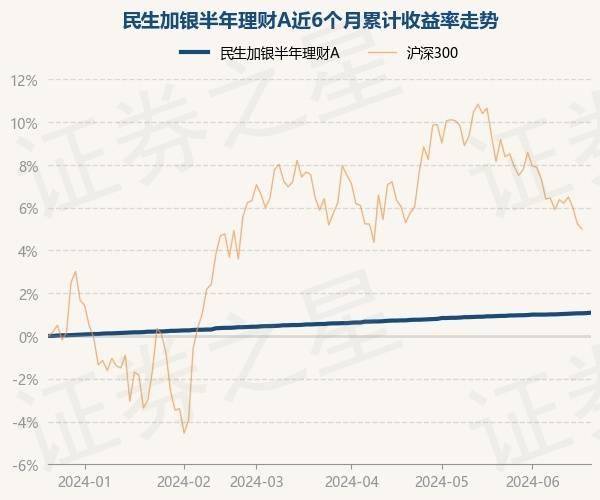 6月21日基金净值：民生加银半年理财A最新净值1.0021，涨0.02%